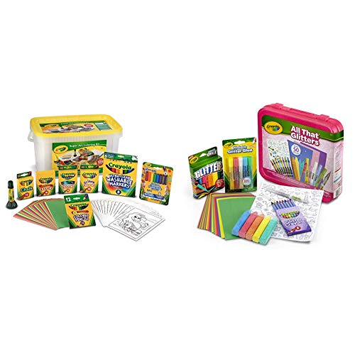 Crayola Super Art Coloring Kit, 100+ Pieces