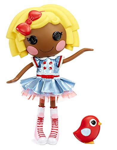 Lalaloopsy Doll- Dot Starlight & Pet Bird, 13" STEM-Inspired Astronaut Doll with Shiny Blue Outfit & Accessories, Reusable House Playset, Gifts for Kids, Toys for Girls Ages 3 4 5+ to 103 Years Old
