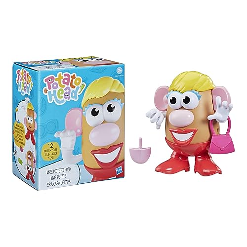 Mr. Potato Head Mrs. Potato Head Classic Toy For Kids Ages 2 and Up, Includes 12 Parts and Pieces to Create Funny Faces