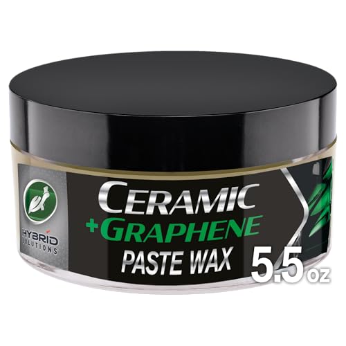 Turtle Wax 53737 Hybrid Solutions Ceramic Graphene Paste Wax, Patent-Pending Advanced Paint Protection, Extreme Gloss High Shine Finish, For Cars Trucks and More, 5.5 oz. (Pack of 1)