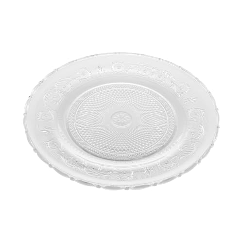 LYOR - Prato Raso de Vidro para Bolo Angel 30cm x 30cm x 2,5cm