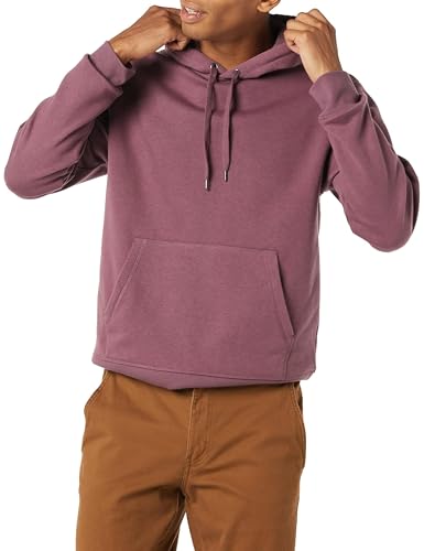 Amazon Essentials Men's Pullover Sweatshirt Hoodie, Big & Tall Options Available, Grape, X-Large