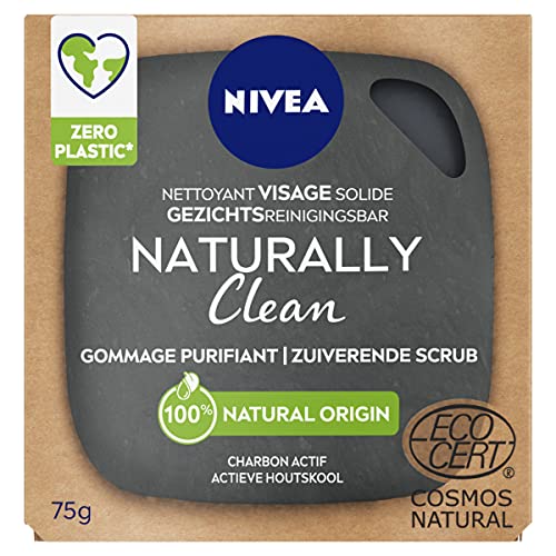 (-20%) NIVEA Naturally Clean Face Reinigingsbar Zuiverende Scrub, für Damen und Herren, perfekt für tägliche Pflege, mit Ref. 4005900839947