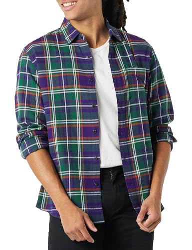 Amazon Essentials Men's Regular-Fit Long-Sleeve Flannel Shirt