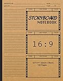 Storyboard Notebook 16:9: Blank Storybook Sketchbook | 16:9 Thumbnail Template Panels | Large Story Board Sketch Pad | Professional Storyboard Journal ... Directors, Students, Animators & Artists