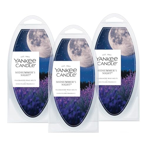 Yankee Candle Midsummer's Night Wax Melts, Pack of 18, Suitable for All Wax Warmers