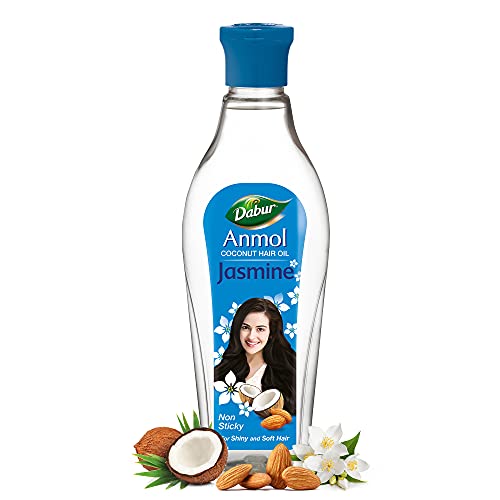 Dabur Anmol Jasmine Coconut Hair Oil, 475ml |Strong, Soft & Shiny Hair (Pack of 1)