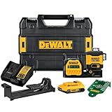 DEWALT 20V/12V MAX Laser Level Kit, 3 x 360, Green (DCLE34030G), Color Yellow -----------------------------------------------------------------------------