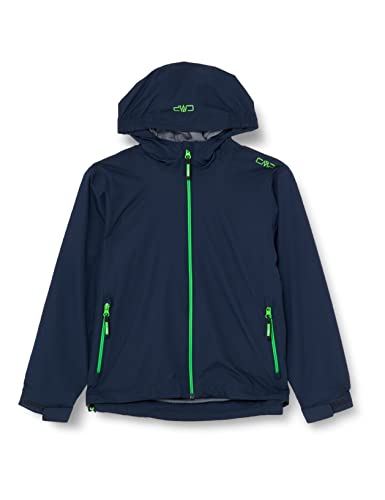 (-24%) CMP - Kinderjacke mit fester Kapuze, Schwarz Blau, 140