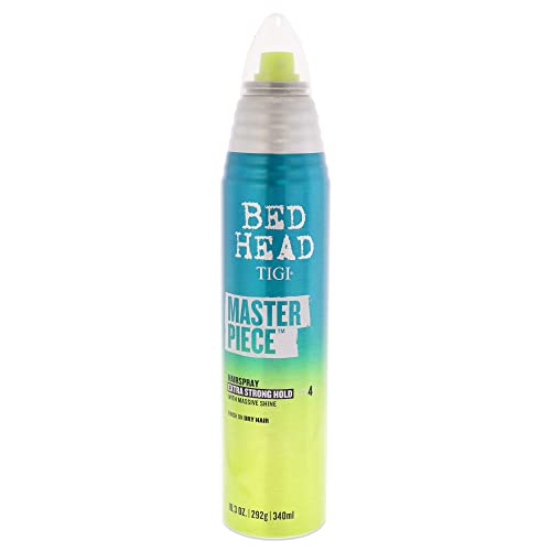 TIGI Bed Head Frizz Control Hair Spray, Masterpiece Extra Hold Hair Care Spray for Shiny and Glossy Hair, 10.3 oz