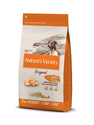 🔥 STARKER PREIS (-15%) Nature's Variety | Trockenfutter für Mini-Hunde | Huhn | 1,5 kg