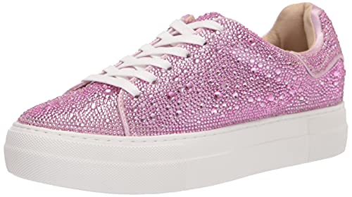 Betsey Johnson Women's Sidny Sneaker, Light Pink, 7.5