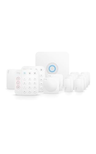 Ring Alarm 14-Piece Kit – Wireless Smart Home Security System | Expandable | Easy Setup | Mobile App Control | 24/7 Professional Monitoring | Alexa Compatible