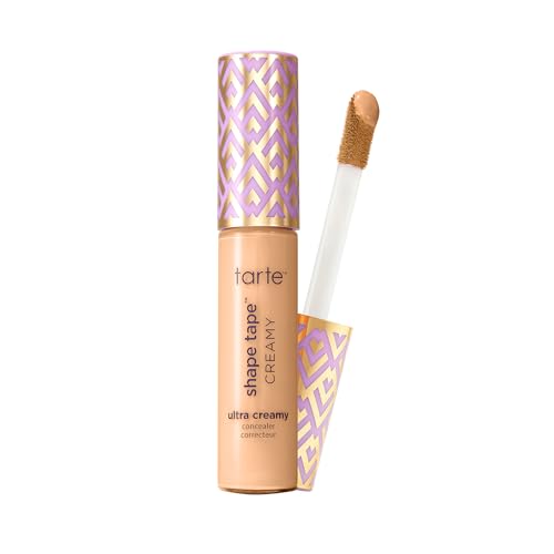 tarte shape tape creamy concealer – Coverage, Hydrating, Natural Matte Finish Formula for Under Eye, Dark Circles, Fine Lines, Redness & Discoloration, Dermatologist-Tested, Vegan, Cruelty-Free
