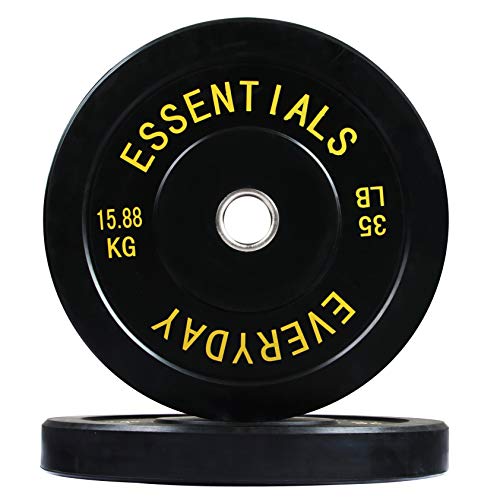 Everyday Essentials Olympic Bumper Plates, Amazon product image 6