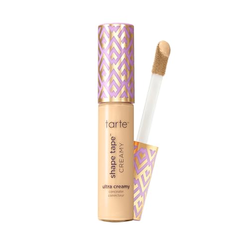 tarte shape tape creamy concealer – Coverage, Hydrating, Natural Matte Finish Formula for Under Eye, Dark Circles, Fine Lines, Redness & Discoloration, Dermatologist-Tested, Vegan, Cruelty-Free