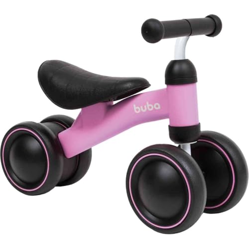 Bicicleta De Equilibrio Buba, Rosa, 4 Rodas