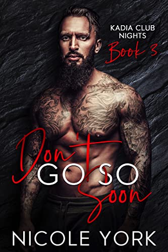 Don't Go So Soon book cover