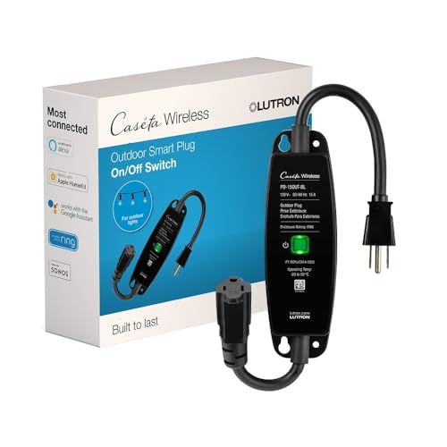 Lutron Caséta Weatherproof Outdoor Smart Plug