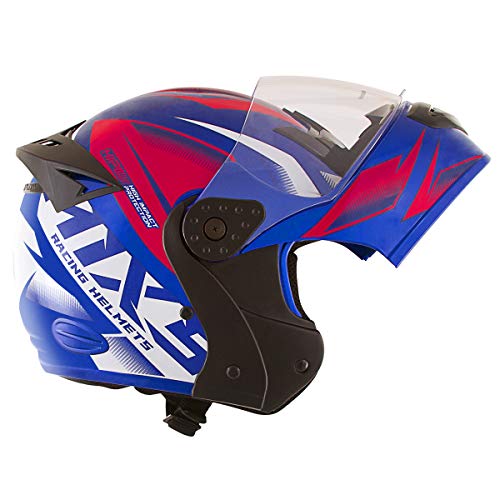 MIXS Capacete Escamoteável Gladiator Storm Fundo Az Fosco 56, Multicor