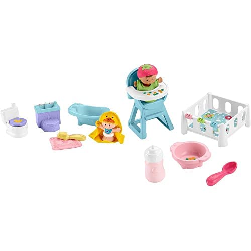Fisher-Price Little People Snack & Snooze and Wash & Go Play Set