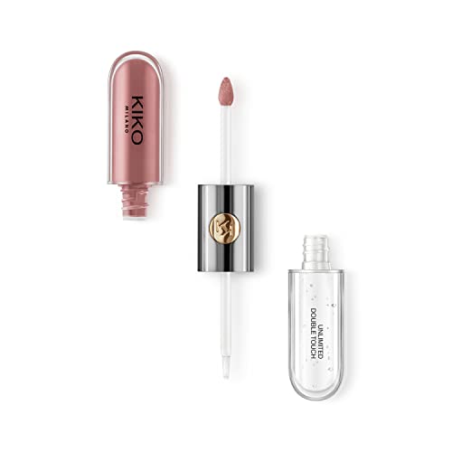 KIKO Milano Unlimited Double Touch 131 | Liquid Lipstick With A Bright Finish In A Two-step Application. Lasts Up To 12 Hours*. No-transfer base Colour.