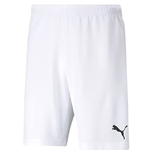(-30%) PUMA Herren Teamrise Shorts, Puma White-puma Black, M EU