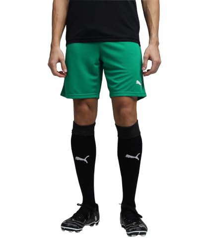 (-39%) PUMA Herren Teamrise Shorts, Pepper Green-puma White, 3XL EU
