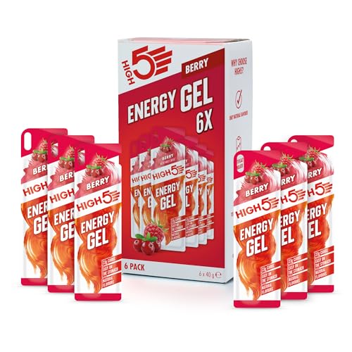 (-20%) HIGH5 Energy Gel Beutel, Schnelle Energie, Beere, 6x40g