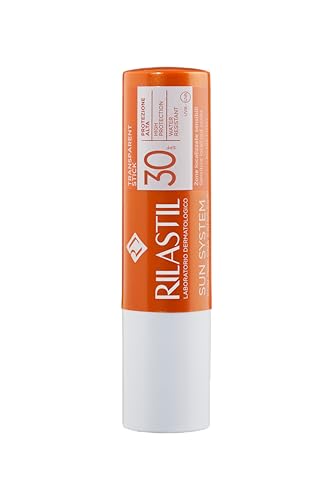 (-18%) Rilastil Sun System Transparenter Sonnenstick SPF30 für empfindliche Bereiche, hoher Schutz, wasserfest, 4,5 ml
