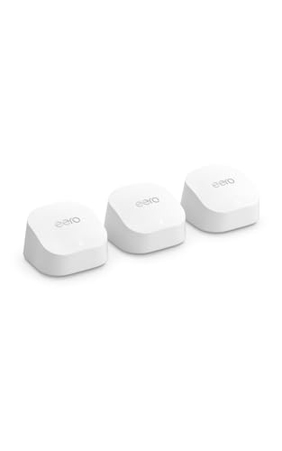 Amazon eero 6 Dual-Band Mesh WiFi System 3-Pack for $195 + free shipping