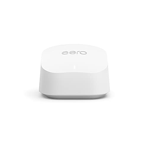 🔥 STARKER PREIS (-36%) Amazon eero 6+ Mesh-WLAN-Router | 1-Gbit/s-Ethernet | Bis zu 140 m² Abdeckung | Für Verbindungen mit über 75 Geräten | Einzelpack | 2022