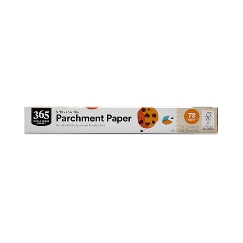 365 by Whole Foods Market, Unbleached Parchment Paper, 72 Sq Ft