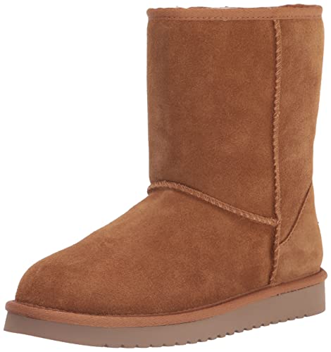 Koolaburra by UGG womens Koola Short Fashion Boot, Chestnut, 9 Wide US