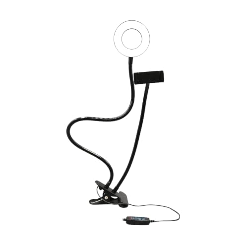 Suporte Ring Light Flexível 9,5w com Clipe Multilaser - AC369