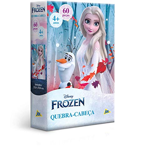 Toyster - Quebra-cabeça: Frozen - Elsa - 60 peças - Disney - JAK