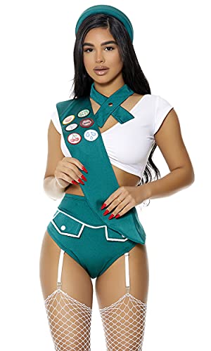 Forplay Women's Girl Scout Costume, Green, S/M,551519