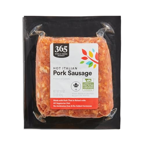 365 By Whole Foods Market, Hot Italian Pork Sausage, 16 Ounce