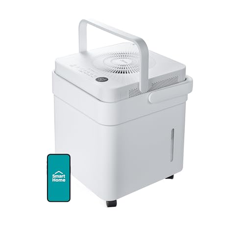 Midea Cube 35 Pint Dehumidifier for Basement and Rooms at Home for up to 3,500 Sq. Ft., Smart Control, Compatible with A