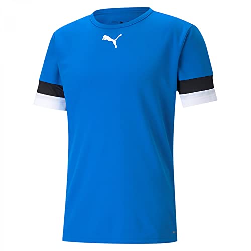 🔥 STARKER PREIS (-46%) PUMA Unisex Kinder Teamrise Jersey Jr Shirt, Electric Blue Lemonade-puma Black-puma White, 128 EU