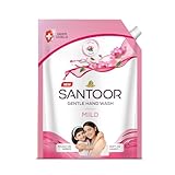 Santoor Mild Gentle Hand Wash 1300ml with Goodness of Lotus Tulsi Rich Lathering Formula with AntiBacterial Properties Soft on Hands Soothes Hydrates Skin