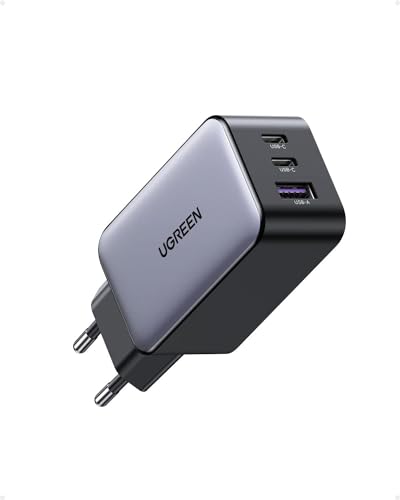 🔥 SELTEN SO GÜNSTIG (-42%) UGREEN Nexode 65W USB C Ladegerät, 3-Port, GaN Netzteil, PPS Charger 60W