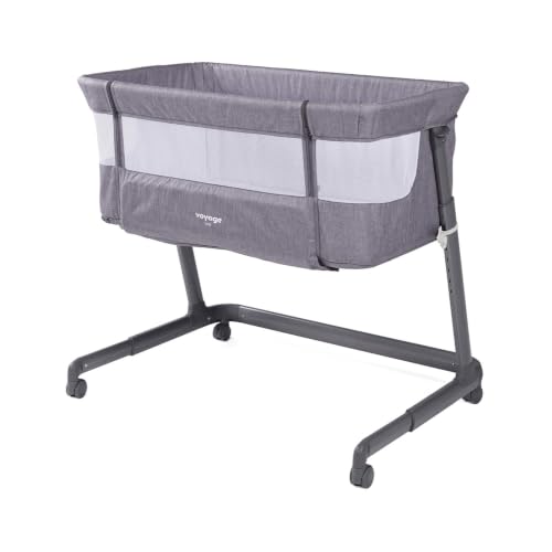 Berço Portátil Co-bed Link Cinza Mescla - Voyage Cinza