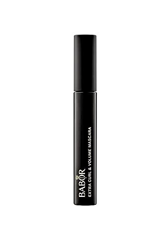 🔥 STARKER PREIS (-42%) BABOR MAKE UP Extra Curl & Volume Mascara black, für perfekt geschwungene Wimpern + maximale Dichte, Fülle & Länge, mit Faser-Bürste, 10 ml