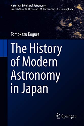 The History of Modern Astronomy in Japan (By: Tomokazu Kogure) cover