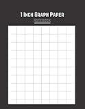 1 Inch Graph Paper Notebook: A4 Size With 8x10 Squares, 80 Boxes Per Page | 1 In Squares | Double-Sided Printing & Non-Perforated Notebook With Thick Solid Line| Large Square Grids