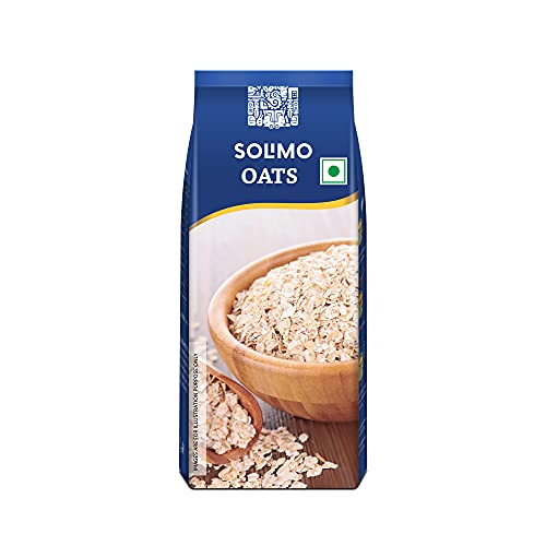 Amazon Brand - Solimo Rolled Oats | 2 Kg | Contains 100% Oats | Source of Protein | Quick Breakfast - Cooks in 3 Mins