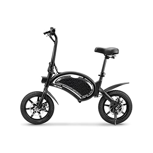 Jetson Bolt Up Adult Electric Ride-On, Foot-Pegs, Easy-Folding Mechanism, Built-In Carrying Handle, Twist Throttle & Cruise Control, Up To 15.5 MPH, Ages 12+, Black, JBLTUP-BLK