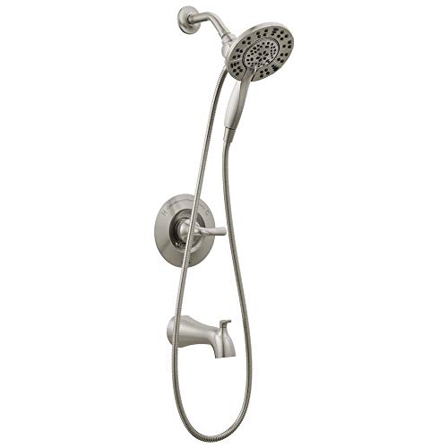 Arvo 14 Series Brushed Nickel Bathtub Shower Faucet Set With In2ition