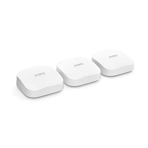 Amazon eero Pro 6E Tri-Band Mesh Wi-Fi 6E System (3-pack)